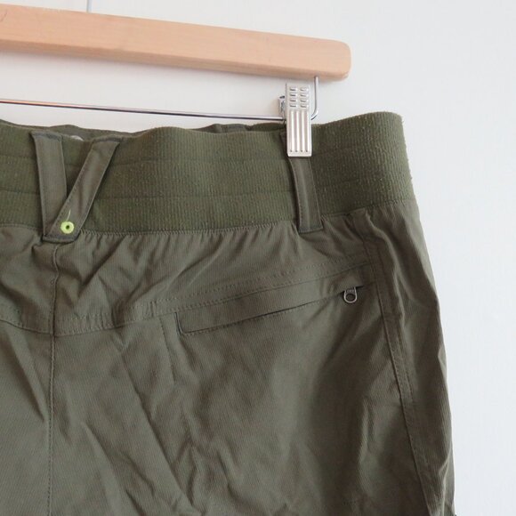 TITLE NINE Clamber Hiking Outdoor Pants in Khaki Green Gorpcore - Size US 12 - Picture 10 of 14